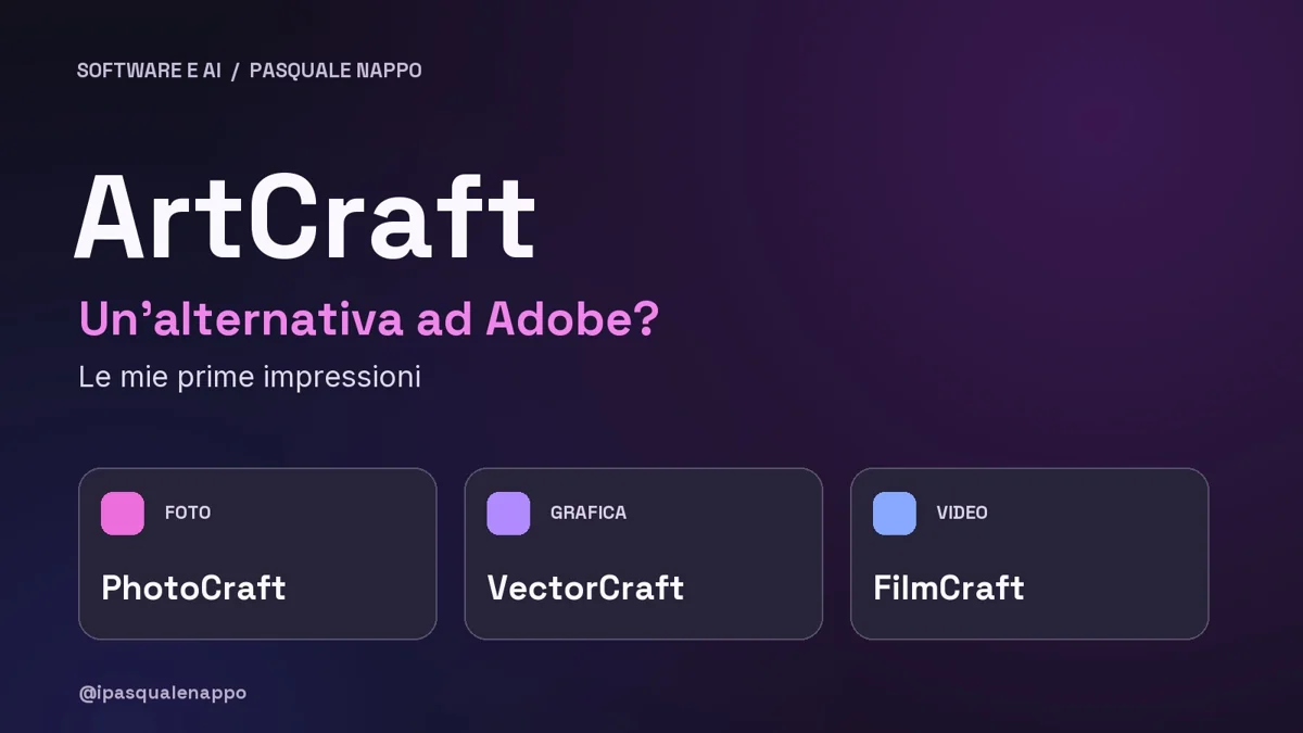 ArtCraft: le mie prime impressioni